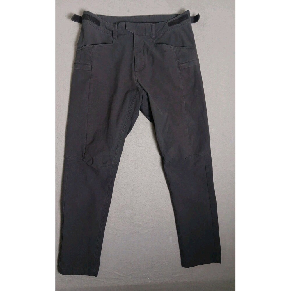 Ten Thousand Pants Mens 30x30 Black Tactical Utility Adjustable Waist Cargo -EUC